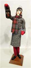 Vtg Simpich Latern Man Christmas Caroler 1989-Very Good Condion-See Photo Detais